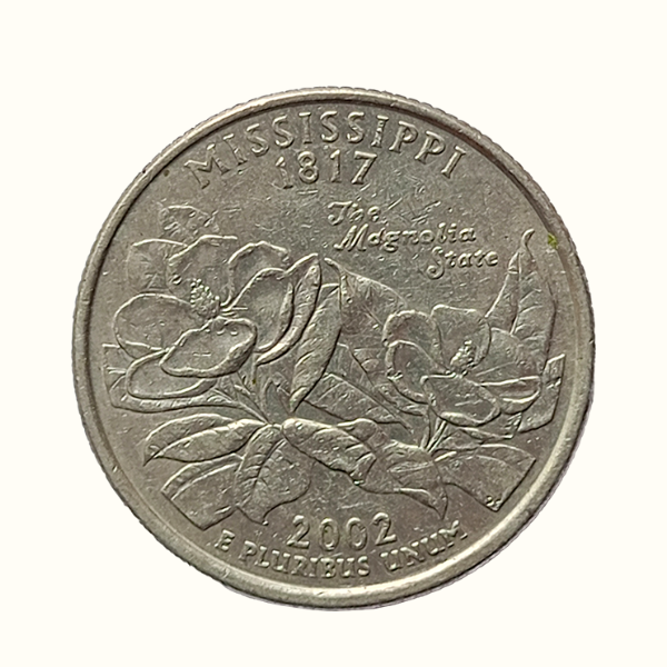 Quarter Dollar Coin – 2002 United States of America