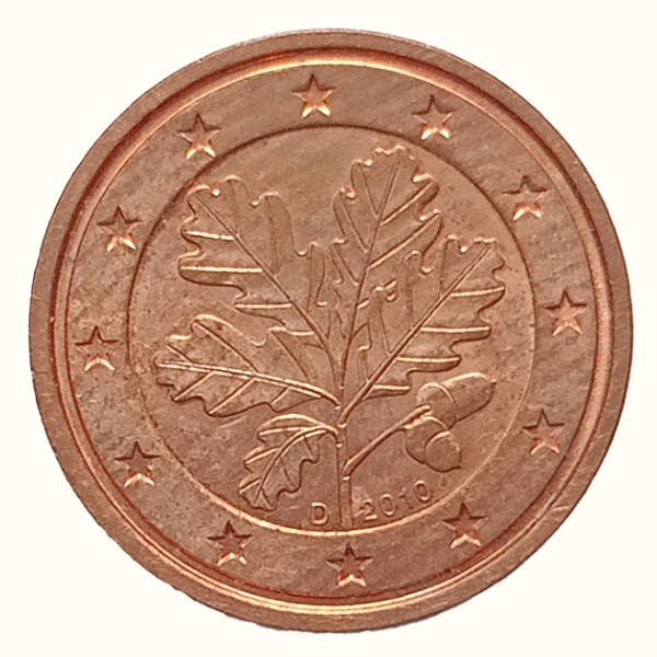 2 Euro Cent Coin 2010 Germany