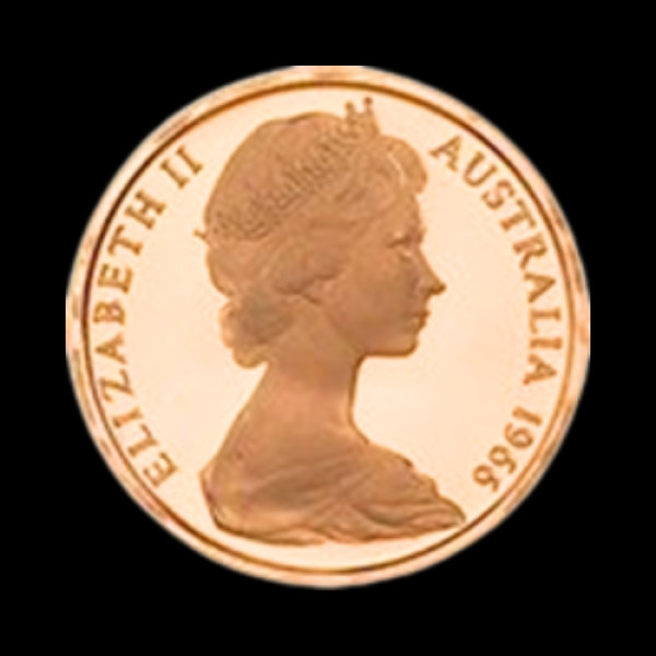 Australia Elizabeth Foreign Coin - 1966