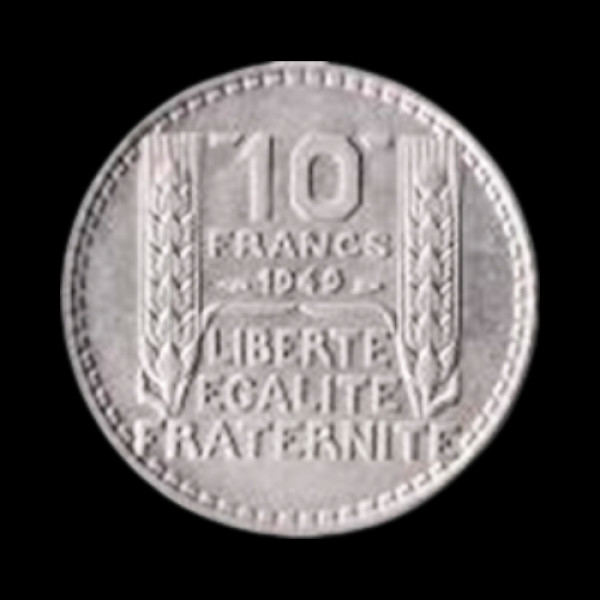 France (10) Coin - 1949