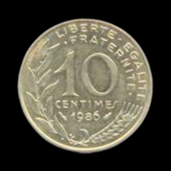France (10) Centime Coin - 2001
