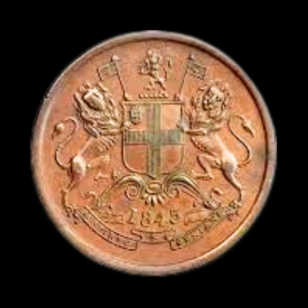 Half anna  (1/2 anna ) - 1835
