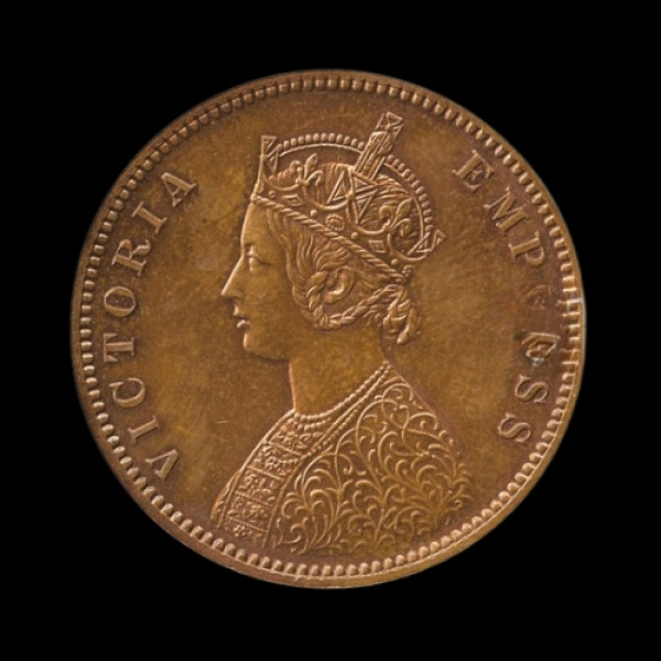 Half anna 1879