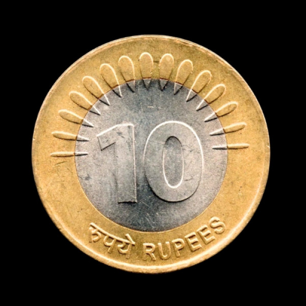 Indian 10 Rupees  Bombay Mint Coin   -2018