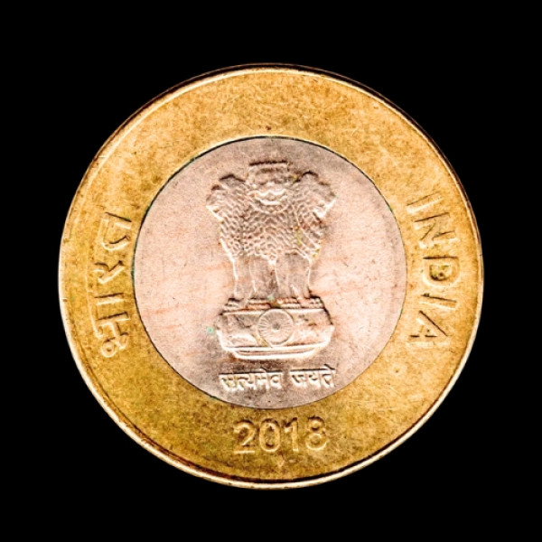 Indian 10 Rupees  Bombay Mint Coin   -2018