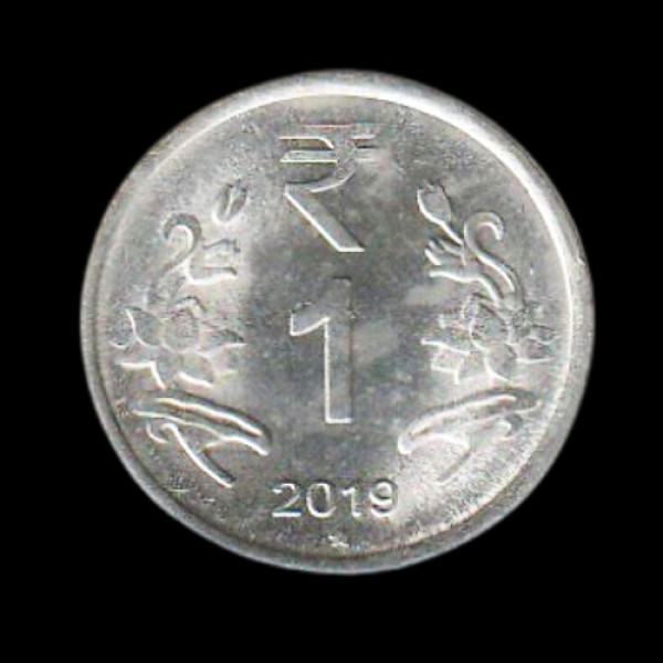 Indian One Rupee Coin - 2019