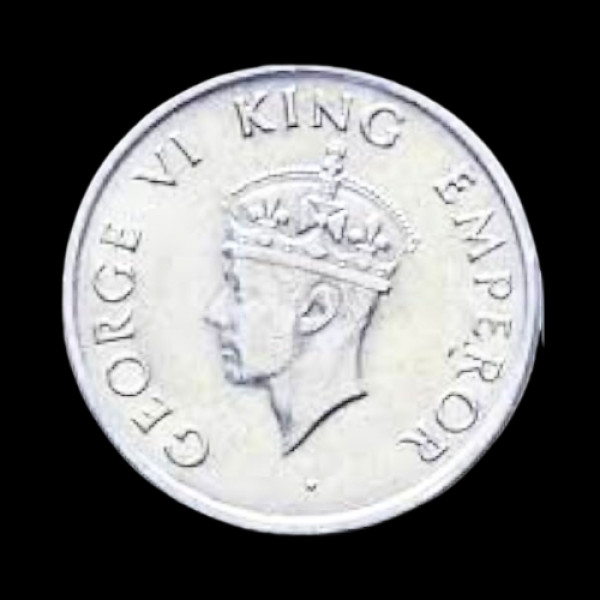 ¼ Rupee Coin 1947 (British India)
