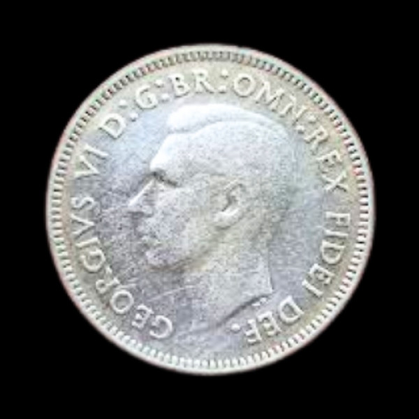UK Six pence coin (King George VI) - 1951