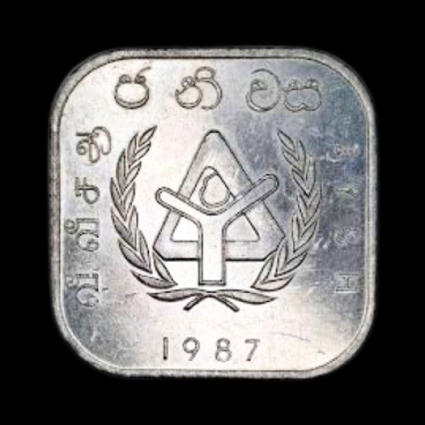 Sri Lanka 10 Rupees coin - 1987