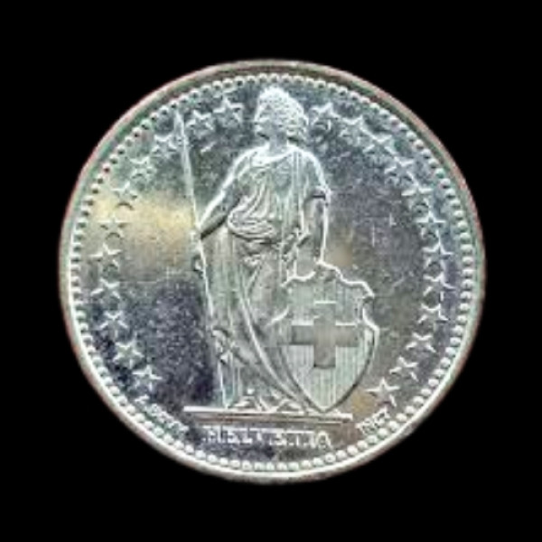 Swiss ½ Franc (Half Franc) coin - 2008